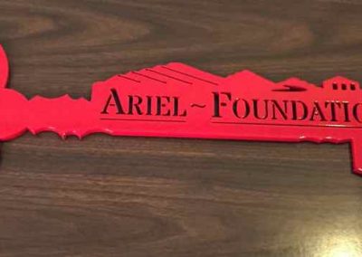 Key to Ariel Foundation Park - Presented to the City of Mount Vernon