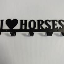 I Love Horses Key Holder