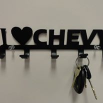 I Love Chevy Key Holder