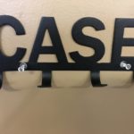 Case tractor key holder